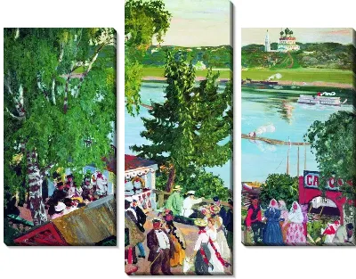 Картина Гуляние на Волге (Festivities on the Volga)