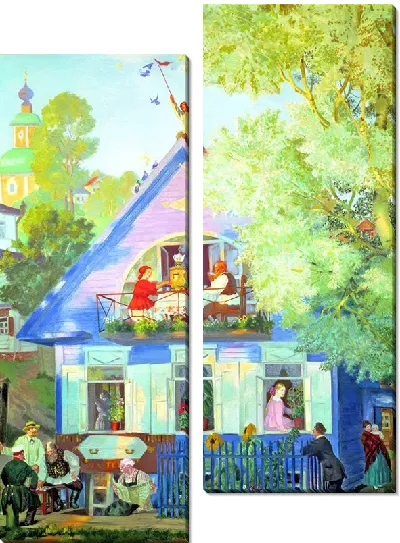 Картина Голубой домик