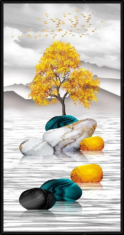 Картина Золотое дерево и драгоценные камни