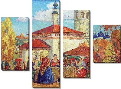 Картина В старом Суздале