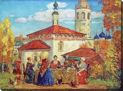 Картина В старом Суздале