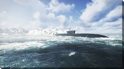 Подводная лодка в северных широтах