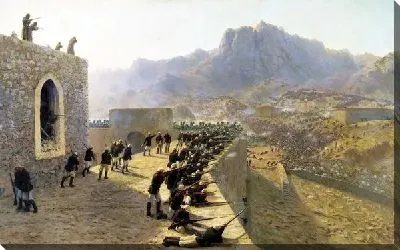 Отбитие штурма крепости Баязет (Penalties storming the fortress Bajazet)