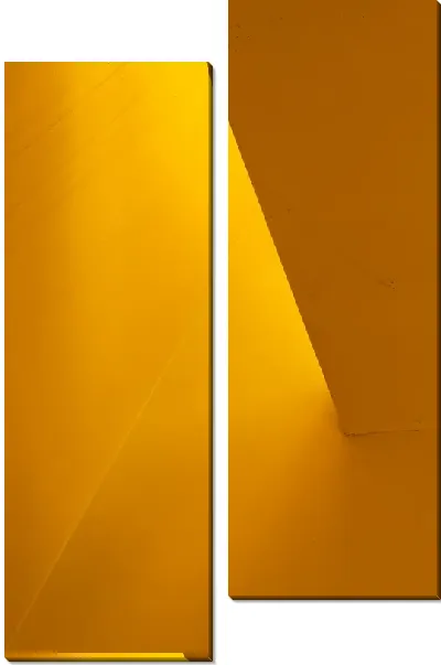 Модульная картина Минимализм желтых оттенков