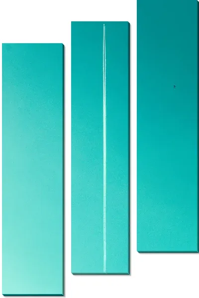 Модульная картина След от летящего самолета