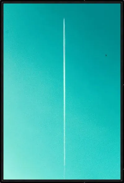 Картина След от летящего самолета