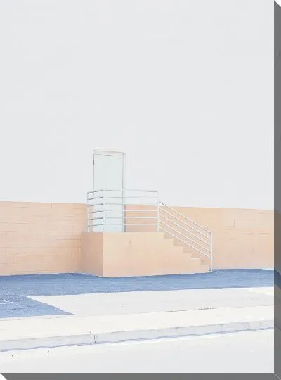 Постер Дверь с лестницей