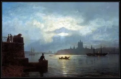 Лунная ночь на Неве (Moonlit Night on the Neva)