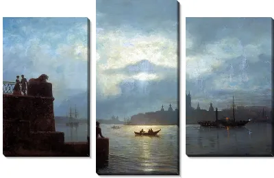 Лунная ночь на Неве (Moonlit Night on the Neva)