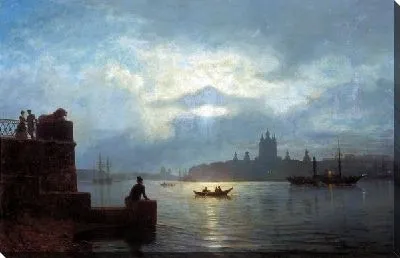 Лунная ночь на Неве (Moonlit Night on the Neva)