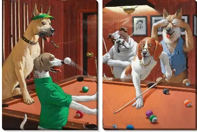 Картина Удар бигля