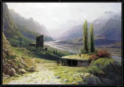 Кавказское ущелье (Caucasian gorge)