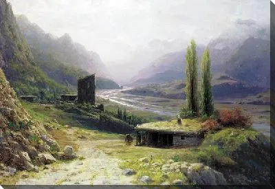 Кавказское ущелье (Caucasian gorge)