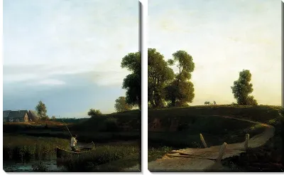 Вид на Лахту в окрестностях Петербурга (View of Lahti in the vicinity of St. Petersburg)