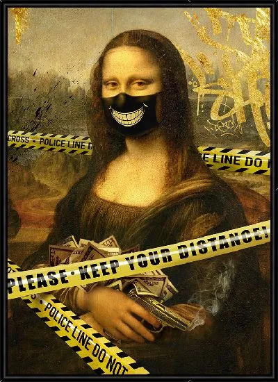 Картина Джоконда на новый лад