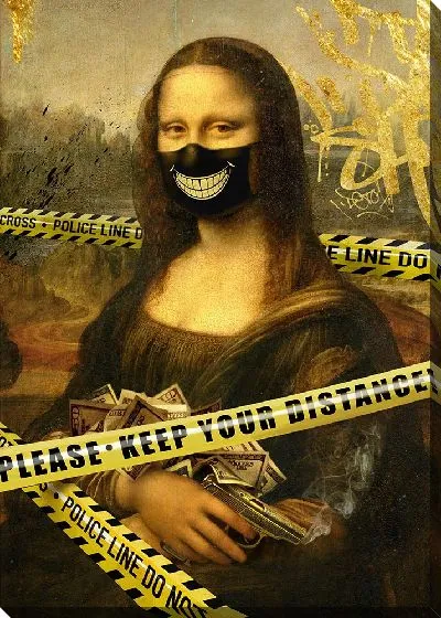 Постер Джоконда на новый лад