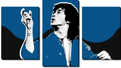 Модульная картина Легенда рока - Виктор Цой