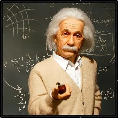 Восковая фигура Эйнштейна