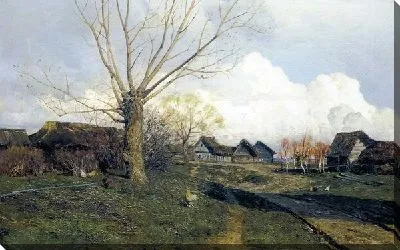 Картина Саввинская слобода под Звенигородом (Savvinskaya settlement near Zvenigorod)