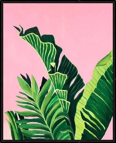 Картина Листья различных пальм