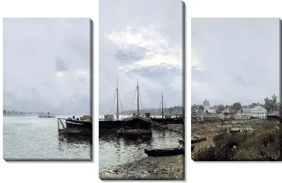 Картина После дождя. Плёс (After the rain. Reach)