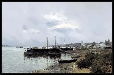 Картина После дождя. Плёс (After the rain. Reach)