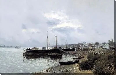 Картина После дождя. Плёс (After the rain. Reach)