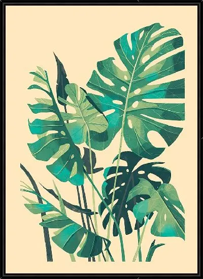 Картина Монстера №2