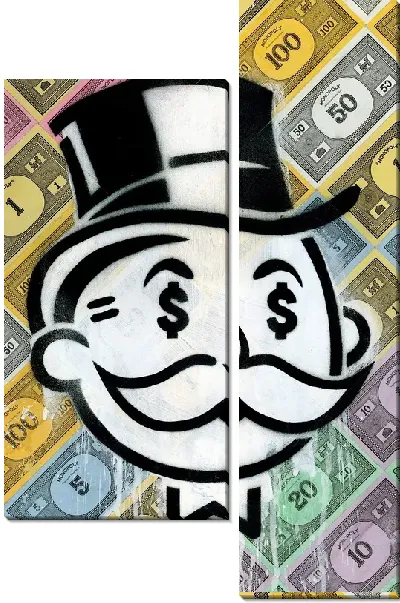 Картина Дядюшка Пеннибэгс из Монополии