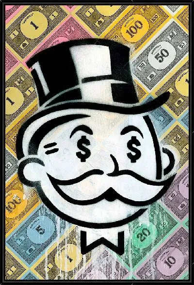 Картина Дядюшка Пеннибэгс из Монополии