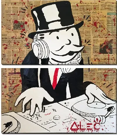 Картина Пеннибэгс в роли диджея