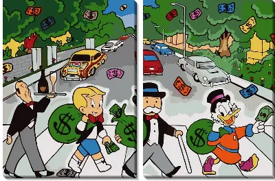 Картина Монополия и Скрудж Макдак