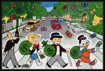 Картина Монополия и Скрудж Макдак