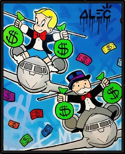 Картина Самолеты из монополии