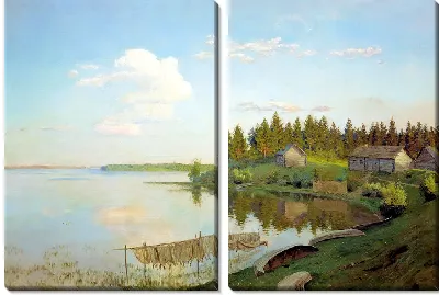 Картина На озере