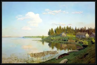 Картина На озере