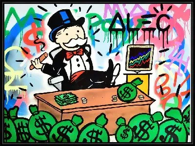 Картина Пеннибэгс за рабочим столои