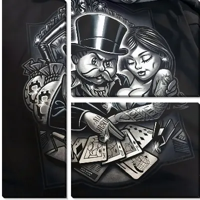 Картина Злой Пеннибэгс играет в карты