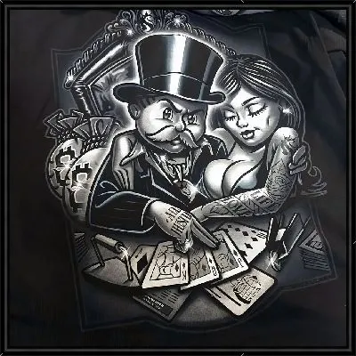 Картина Злой Пеннибэгс играет в карты