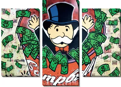 Картина Пеннибэгс в банке Campbell