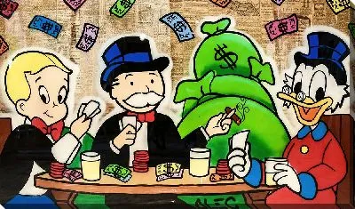 Картина Игра в азартные игры с Макдаком