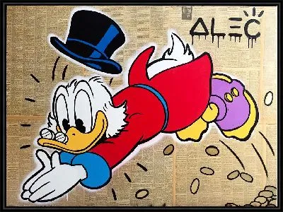 Скрудж Макдак ныряет в монеты