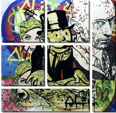 Картина Милберн Пеннибэгс техно диджей