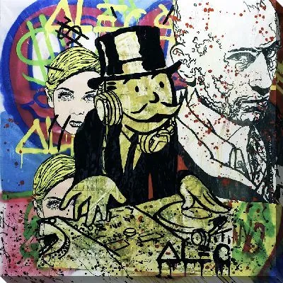 Картина Милберн Пеннибэгс техно диджей