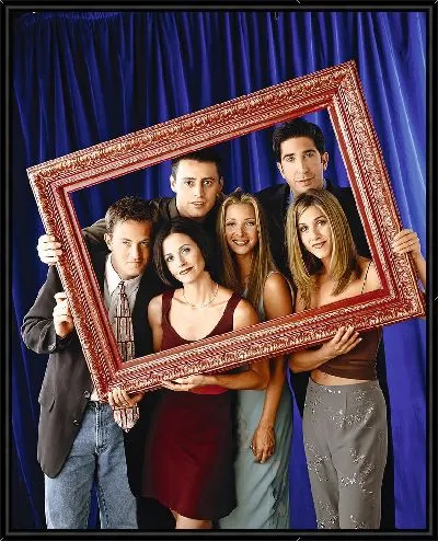 Картина Друзья в багетной рамке