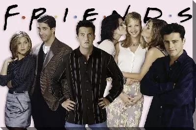 Коллаж из героев сериала Друзья