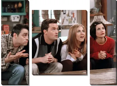 Модульная картина Друзья играют