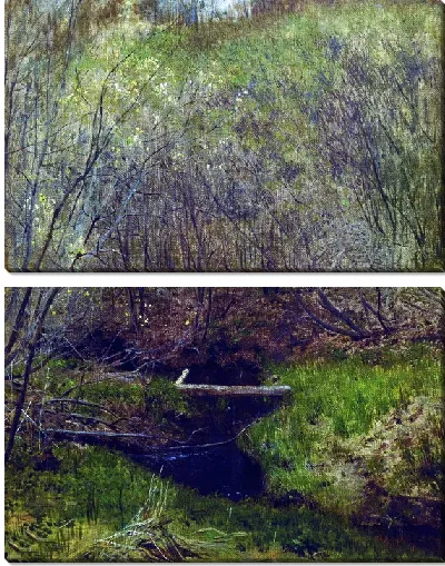Картина Весна в лесу (Spring in the woods)