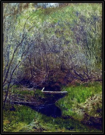Картина Весна в лесу (Spring in the woods)