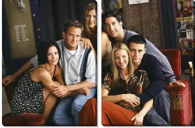 Модульная картина Друзья вместе